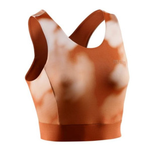CEP Crop Top biustonosz sportowy S Pomarańczowy