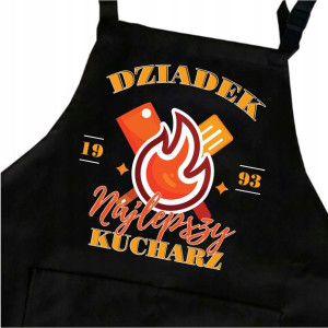 Fartuch Kuchenny Dzień Dziadka Święta Prezent Y7
