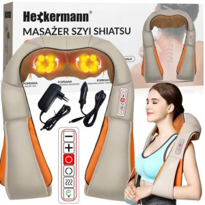 Masażer Shiatsu Szyi Karku Pleców Ciała Grzejący