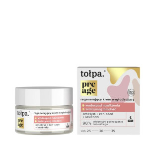 TOŁPA Regenerujący krem wygładzający na noc z żeń-szeniem pre age. 50 ml