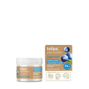 TOŁPA Krem nawilżający na dzień rozświetlenie borówka + acerola 50 ml