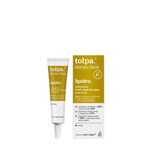 TOŁPA Odżywczy krem regenerujący pod oczy dermo face lipidro. 10 ml