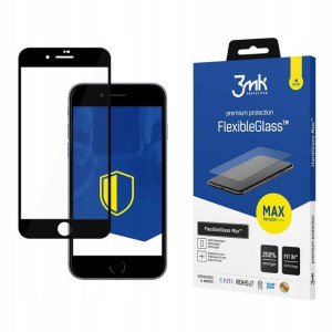 3mk FlexibleGlass Max Do iPhone SE 2020/2022 Black