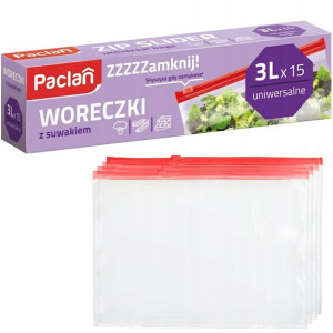 Paclan Woreczki Strunowe Z Suwakiem