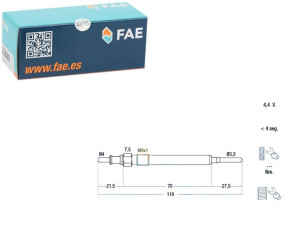 Świeca Żarowa Alfa Fiat Psa Opel Fae