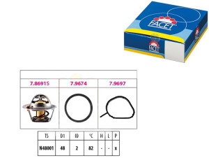 Termostat Ford C-max 1.6ti 10- Facet