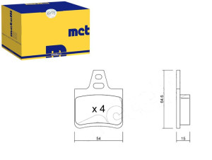 Klocki Hamulcowe Citroen Xantia 93-01 Tył Metelli