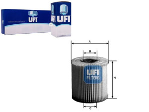 Filtr Oleju Audi A3 A4 1.8 Tfsi 12- Ufi