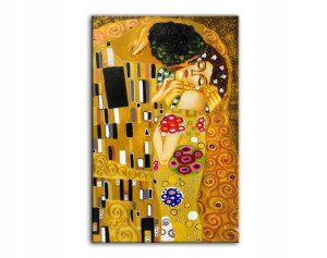 Gustav Klimt POCAŁUNEK obraz malowany NA PŁÓTNIE