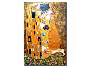 Gustav Klimt POCAŁUNEK obraz malowany NA PŁÓTNIE