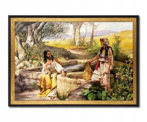 OBRAZ H. Siemiradzki JEZUS CHRYSTUS I SAMARYTANKA