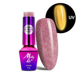 Lakier hybrydowy MollyLac Night Glowing Sweetest Perfection Hema/di-Hema fr