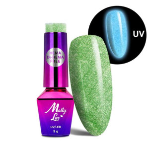 Lakier hybrydowy MollyLac Night Glowing Exciter 5 g Hema/di-Hema free Nr 67
