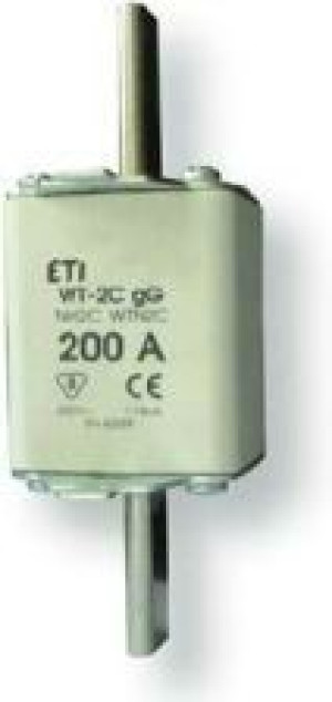 Wkładka topikowa przemysłowa zwłoczna WT-2C gG 160A 500V ETI