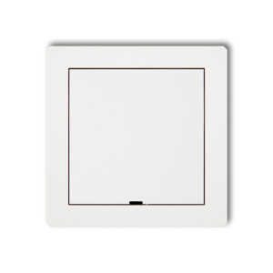 Ramka pośrednia z zaślepką biały DECO