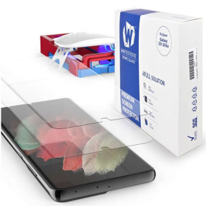 Szkło hartowane z lampką UV Whitestone Glass do Samsung Galaxy S21 Ultra