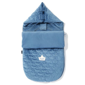 LA MILLOU Velvet Collection Stroller Bag S Śpiworek Denim