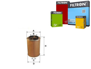 Filtr Powietrza Mercedes Mb100 93- Filtron