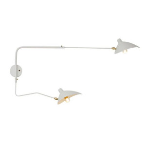 Lampa Ścienna Kinkiet Biały Regulowany E27