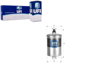 Filtr Paliwa Db 124 Benz. Ufi