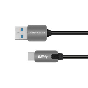 Kabel USB wtyk 3.0 - wtyk typu C 5 Gbps 1mb