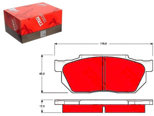 Klocki Hamulcowe Honda Civic Iv Civic Vi Crx I Pre