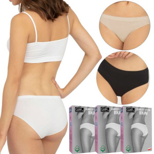 Majtki bawełna GATTA BIKINI SEAMLESS, 3-PAK, S