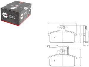 Klocki Hamulcowe Seat Ibiza I 84-93 Z Czuj. A.b.s.