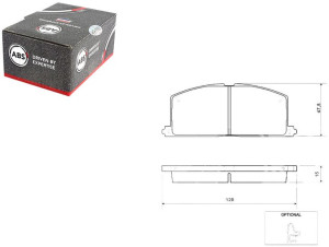 Klocki Hamulcowe Toyota Corolla 83-95 A.b.s.