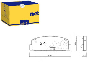 Klocki Hamulcowe Mazda 6 Metelli