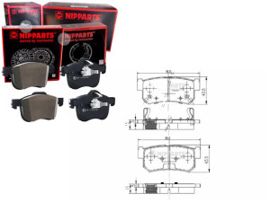 Klocki Hamulcowe Daewoo Rexton 2.9 Td Nipparts Nip