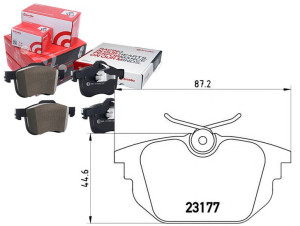 Klocki Hamulcowe Fiat Bravo Marea Tył Brembo