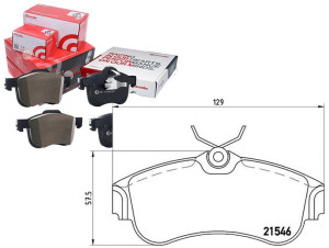 Klocki Hamulcowe Nissan Primera 90-99 Brembo