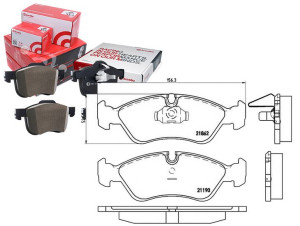 Klocki Hamulcowe Opel Astra Vectra B Brembo