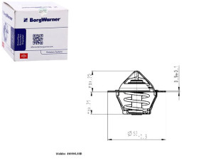 Termostat (88c) Land Rover Freelander Lotus Elise