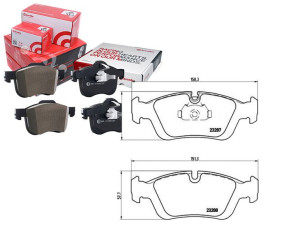 Klocki Hamulcowe Bmw 3 E46 98- Brembo