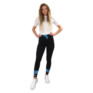 Legginsy Damskie 1 Szt. Cyf 17nm Mao Niebieski S/m
