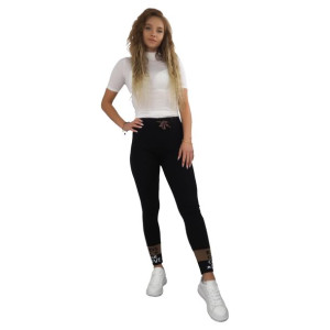 Legginsy Damskie 1 Szt. Cyf 17nm Mao Brązowy Xl/xxl