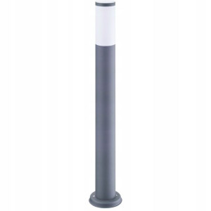 Lampa ogrodowa słupek POLUX OSLO E27 wysoka IP44 szara 100cm