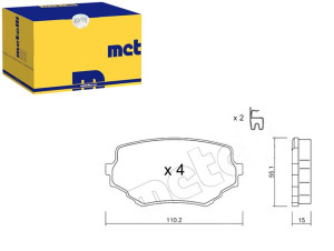 Klocki Hamulcowe Suzuki Vitara 94- Metelli