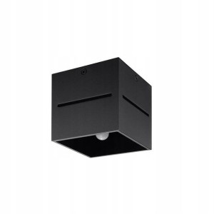 Lampa Sufitowa Plafon Lobo Czarny G9 Sollux