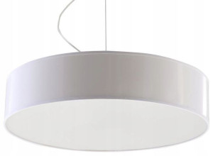 Lampa Wisząca Arena 45 Biała Koło E27 Sollux