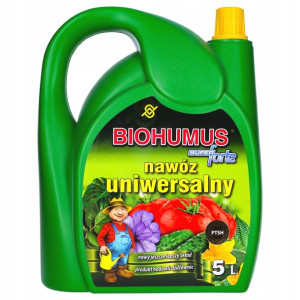 Nawóz Uniwersalny Biohumus Rośliny Ozdobne Azot 5l