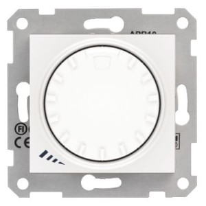 Ściemniacz z funkcją łącznika schodowego RL 40-1000W / 60-600W biały SEDNA