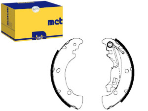 Szczęki Hamulcowe Fiat Idea 04- Metelli