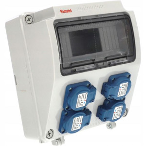 FAMATEL Rozdzielnica RW3957 4xGS IP54 9 mod. 3957.0004