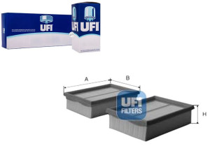 Filtr Powietrza Kpl. 2 Szt Ufi