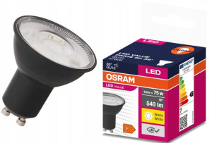 Żarówka Led Gu10 6,9w 2700k 540lm 36st Czarna Osram Ledvance 4058075766518