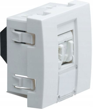 HAGER systo GNIAZDO 1x RJ45 kat. 6 FTP 2M WS223