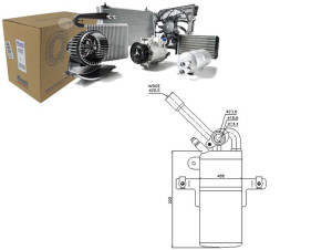 Osuszacz Klimatyzacji Ford Focus 1.4-2.0 08.98-03.